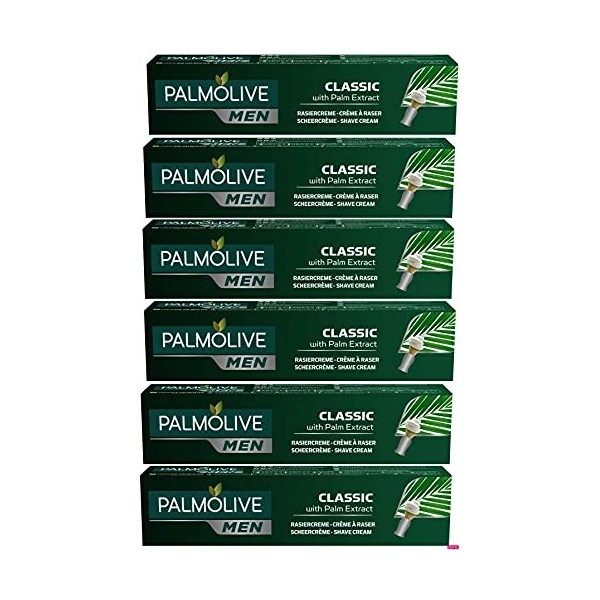 Palmolive Classic Lather Shave Cream 100ml x 6 Packs by Palmolive