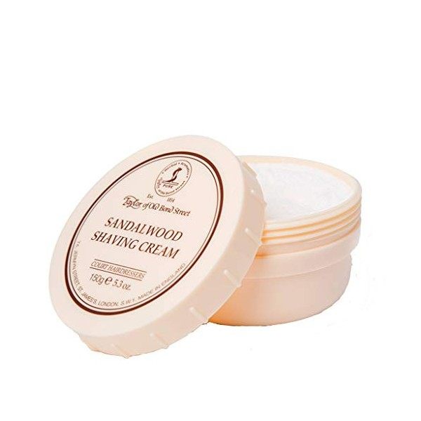 Taylor of Old Bond Street Sandalwood Shaving Cream Bowl, 5.3-Ounce by Taylor of Old Bond Street