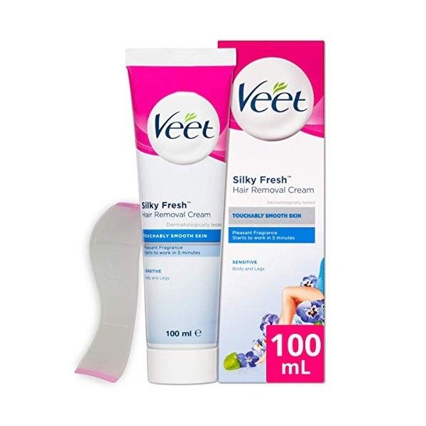 Veet Sensitive Skin Hair Removal Cream Aloe Vera & Vitamin E 100ml