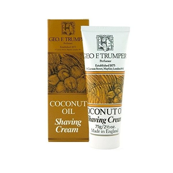 Geo F Trumper Shave Cream - Coconut 75gm Tube