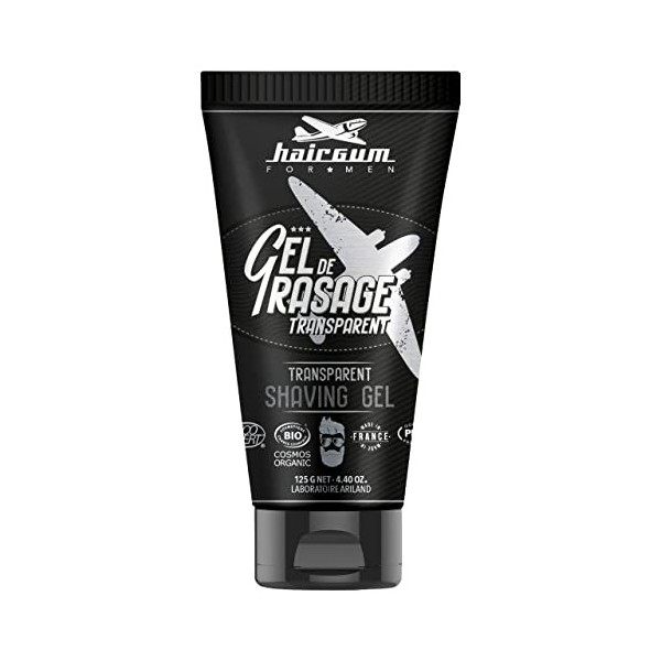 Gel de rasage transparent Hairgum 125g