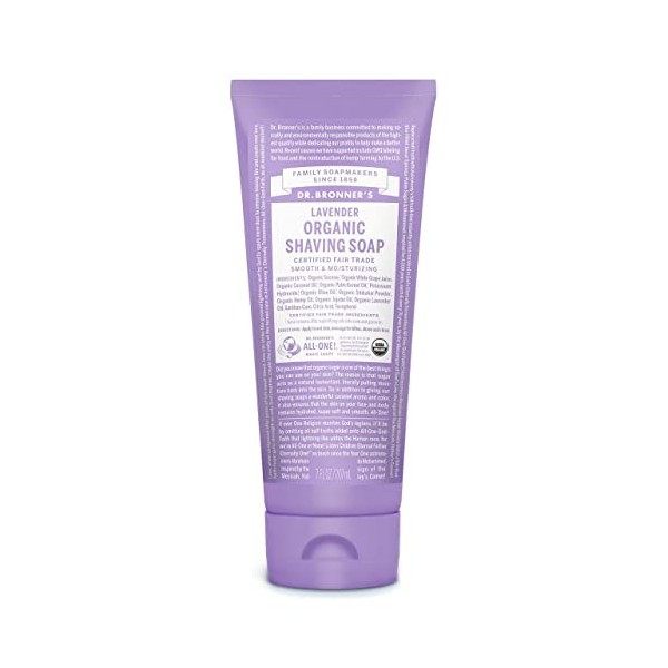 Dr. Bronners - gel de rasage Bio parfum lavende 200 g