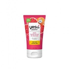 Yes To, Grapefruit Daily Facial Scrub, Removes Dead Skin and Enhances Luminosity, 4oz