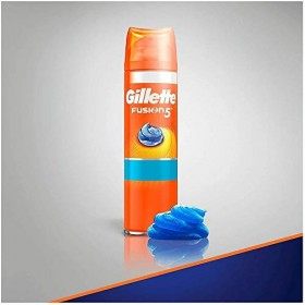 Gillette Fusion 5 Ultra Gel à Raser Homme, Peaux Sensibles, Rasage Impeccable et Confortable, 200 ml