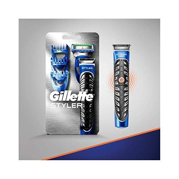 Gillette Coffret cadeau Styler tout usage pour homme + Gel à raser Gillette Fusion5 Ultra Sensitive 200 ml