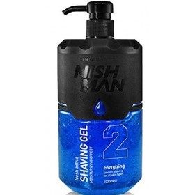 Nishman gel de rasage transparent pour barbe 1000 ml