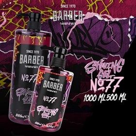 BARBER MARMARA Gel à raser pour homme No.77 - Gel à raser transparent pour homme - 1000 ml - Rasage précis des contours de la