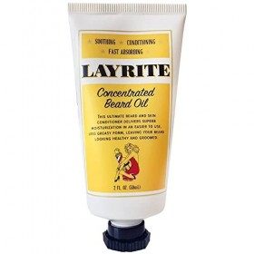 Layrite Concentrated Beard Oil 59ml | Apaisant | Nourrit la peau et lhuile de barbe | Absorption rapide