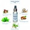 100% Naturel - HUILE DE RASAGE - MENTHE & ARBRE DU THE - 60ml - par AMOR FLORUM BLU. Pour un Rasage Confortable, Laisse votre