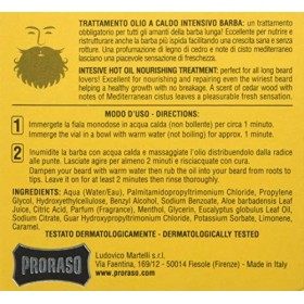 Proraso Wood E Spice Huile Chaude, 4 x 17 ml