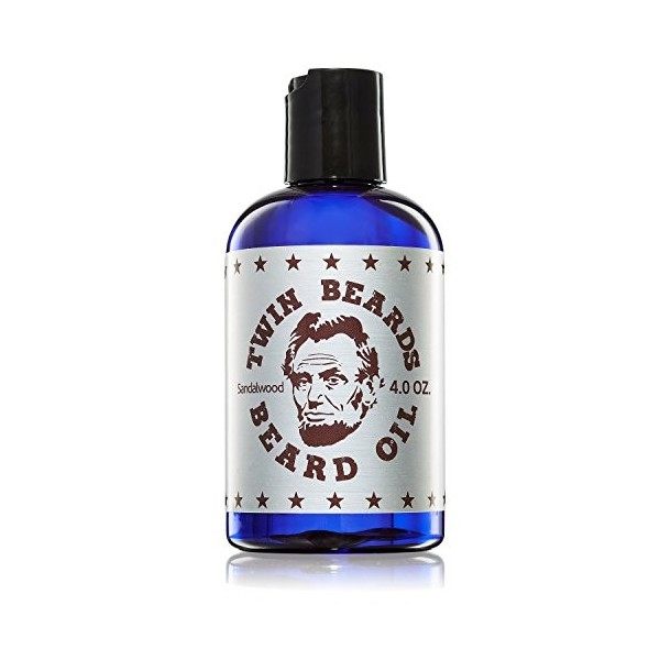 Twin Beards Beard Oil Parfum de bois de santal - 120 ml