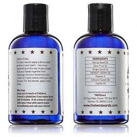 Twin Beards Beard Oil Parfum de bois de santal - 120 ml