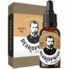 BEARDPRIDE Huile de rasage naturelle pour hommes - Huile de rasage Citrus - huile de soin de rasage pour un rasage soigné pou