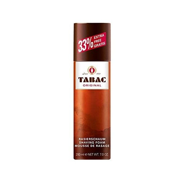 Tabac® Original | authentique, puissant et masculin | 200ml mousse de rasage