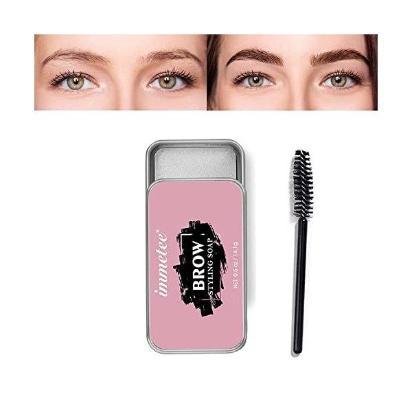 immetee Control Freak Savon à Sourcils, Gel Sourcils, Savon Sourcils Transparent, Gel Sourcils Transparent Fixateur, Brow Lif