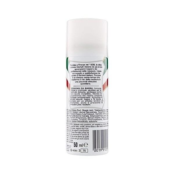 Schiuma Barba Bianca P.Sensibili 50 ml