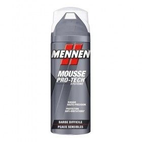 MENNEN - Mousse À Raser Barbe Difficile Et Peaux Sensibles 250Ml - Lot De 4 - Vendu Par Lot