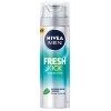 NIVEA Men Fresh Kick Mousse à raser 200 ml , mousse à raser rafraîchissante pour homme infusée avec de leau de menthe et de