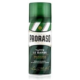 6 bombes de mousse à raser Proraso à lhuile deucalyptus et au menthol - 400 ml par bombe