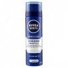 NIVEA Barbe De Protection En Mousse Bleue Peaux Sensibili200 Ml. Crème De Rasage