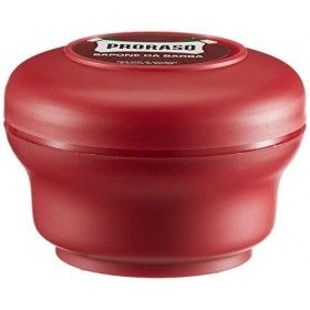 Proraso Savon à Barbe en Bol pour barbes dures, 150 ml, Savon de rasage nourrissant avec bois de santal et beurre de karité, 