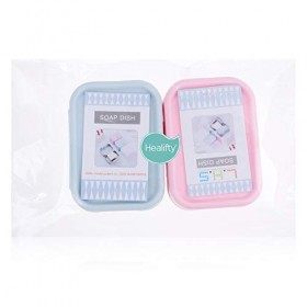 HEALIFTY Porte-savon de voyage boîte à savon boîte à savon porte-savon en plastique pour la maison 2pcs