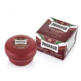 Proraso Tasse de savon à raser mixte Triple Pack de 3 X 150ml Vert, Blanc et Rouge