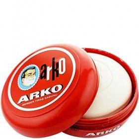 Savon à raser Arko dans un bol de 90 g.
