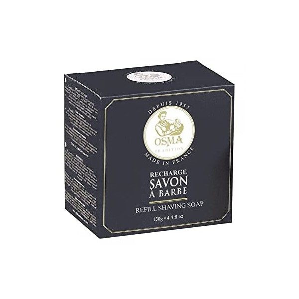 OSMA LABORATOIRES Savon à Raser Recharge 130 g - Lot de 6