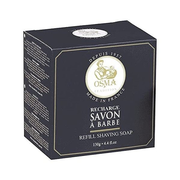 OSMA LABORATOIRES Savon à Raser Recharge 130 g - Lot de 6