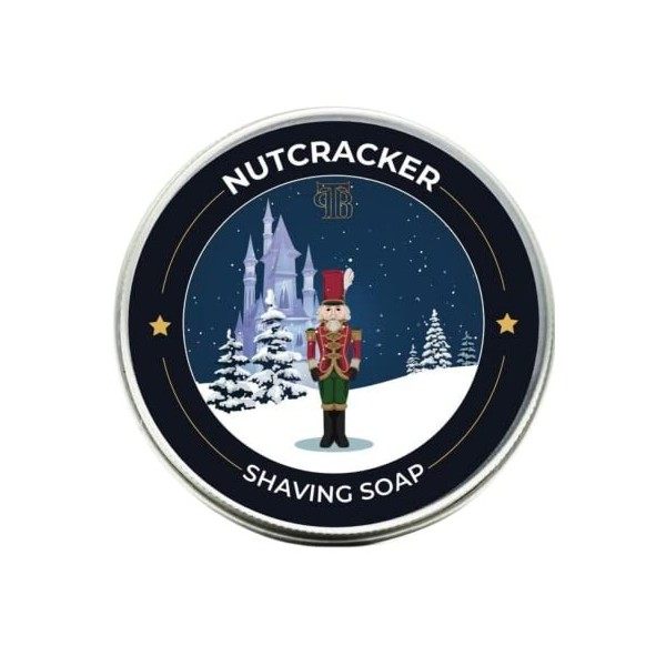 The Personal Barber Shaving Soap Vegan Friendly - Nutcracker 100g