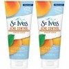 ST. Ives - Lot de 2 gommages à labricot contre lacné, minimise les pores, prévient lacné et les imperfections, avec acide Go...