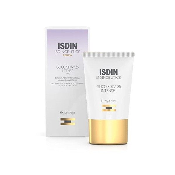 ISDIN Isdinceutics Glicoisdin 25 Intense Gel Peeling Visage à lAcide Glycolique 50ml Gommage / Exfoliants