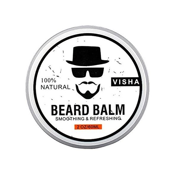 Junhasgood Homme Visage Barbe Homme Barbe Soin Nourrissant Hydratant Cire à Barbe Ours en en Tissu Visage Pink, One Size 