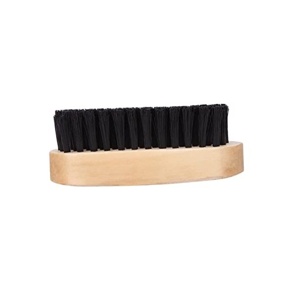 minkissy 1 brosse en bois pour le nettoyage des hommes et des fils - Multifonction - Pour le coiffage de la barbe - Pour le v