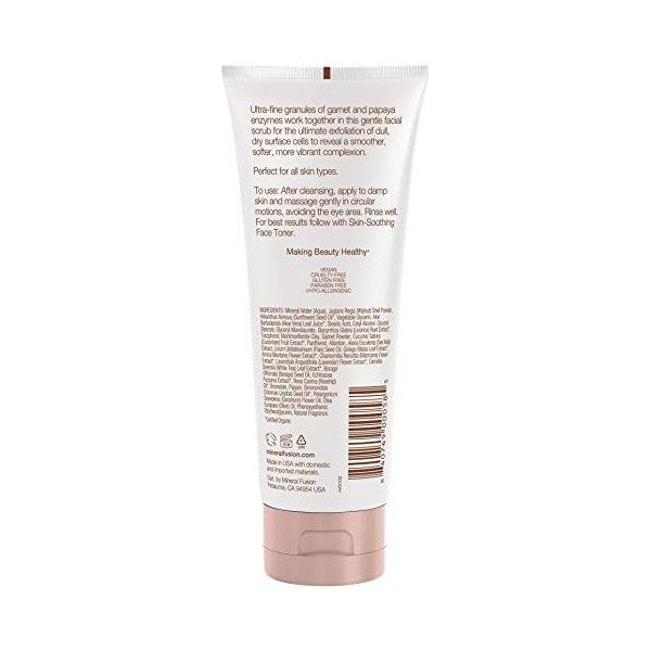 Skin-Renewing Face Scrub, 4 oz 113 g - Mineral Fusion Gommage / Exfoliants