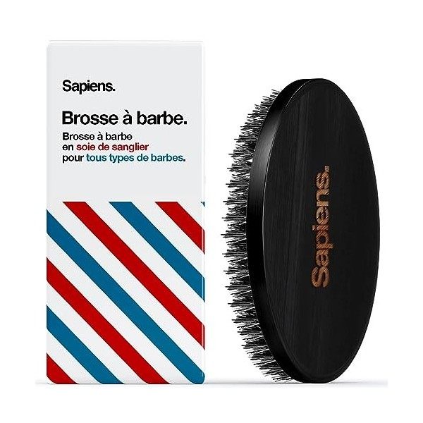 Sapiens Barbershop Peigne Barbe Homme - Peigne en Bois de Poirier