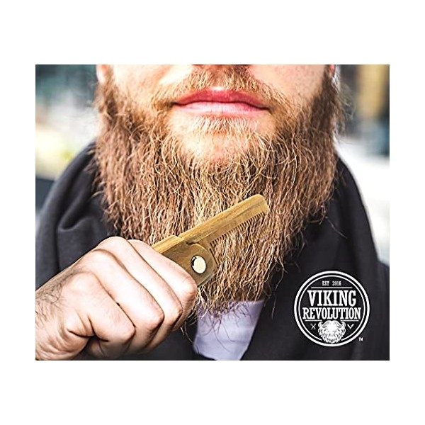 Peigne à barbe pliant en bois – La boutique