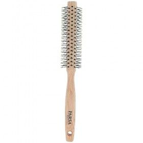 PARSA Beauty Brosse à barbe pour homme - Brosse ronde - Démêlant - Brosse à cheveux pour cheveux courts et mi-longs