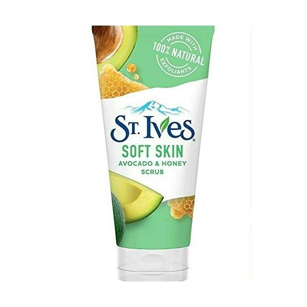 Ives Soft Skin Lot de 2 gommages nettoyants visage Avocat et miel 170 ml