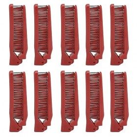 Peigne à Cheveux Pliant Portable Empêche lélectricité Statique, Peigne Pliant de Voyage Barbe Moustache Peignes Dents Douces