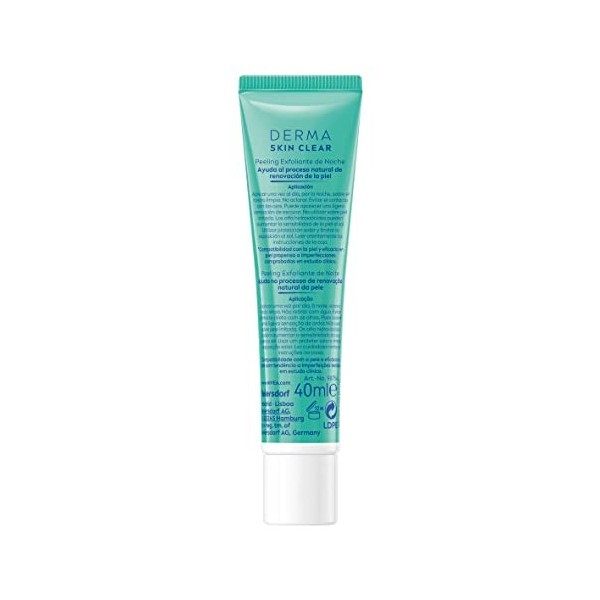 DERMA salicylic & glycolic acid night exfoliating peeling 40 ml