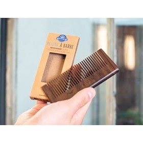 Peigne à Barbe Ultra-Léger de Big Moustache - Peigne pour Barbe en Bois - Peigne Barbe Antistatique - Démêler et Structurer l