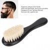 Balayage des Cheveux Nettoyage Barbe Brosse Cou Barbier Brosse à Barbe en Nylon Doux Cheveux Nettoyage Barbe Style Brosse de 