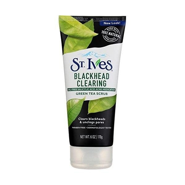 ST IVES Gommage au thé vert, nettoyage des points Noir 177&nbsp;ml, Paquete de 2 , 2 Gommage / Exfoliants