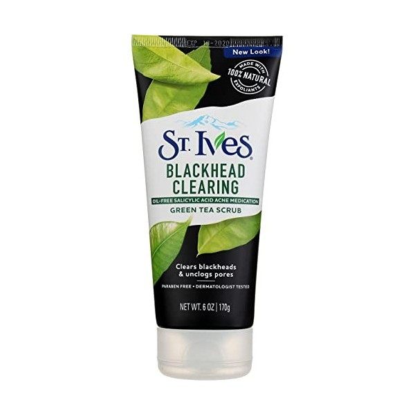 ST IVES Gommage au thé vert, nettoyage des points Noir 177 ml, Paquete de 2 , 2