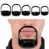 Goatee Lot de 5 gabarits de rasage pour homme, kit cadeau de toilettage pour toute barbe, utilisation avec une tondeuse à bar