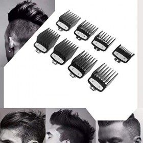 Siwetg Lot de 8 peignes guides de coupe professionnels pour Wahl, avec clip en métal 3171-500-1/8" à 1".