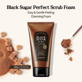 SKIN FOOD since 1957 Mousse Gommante Parfaite au Sucre Noir 180g - Gommages et exfoliants pour les pores détoxifiants Mousse 
