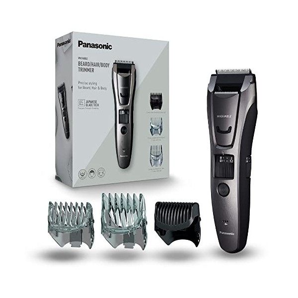 Panasonic All in One Cordless Beard, Hair Body Trimmer, Multicolore